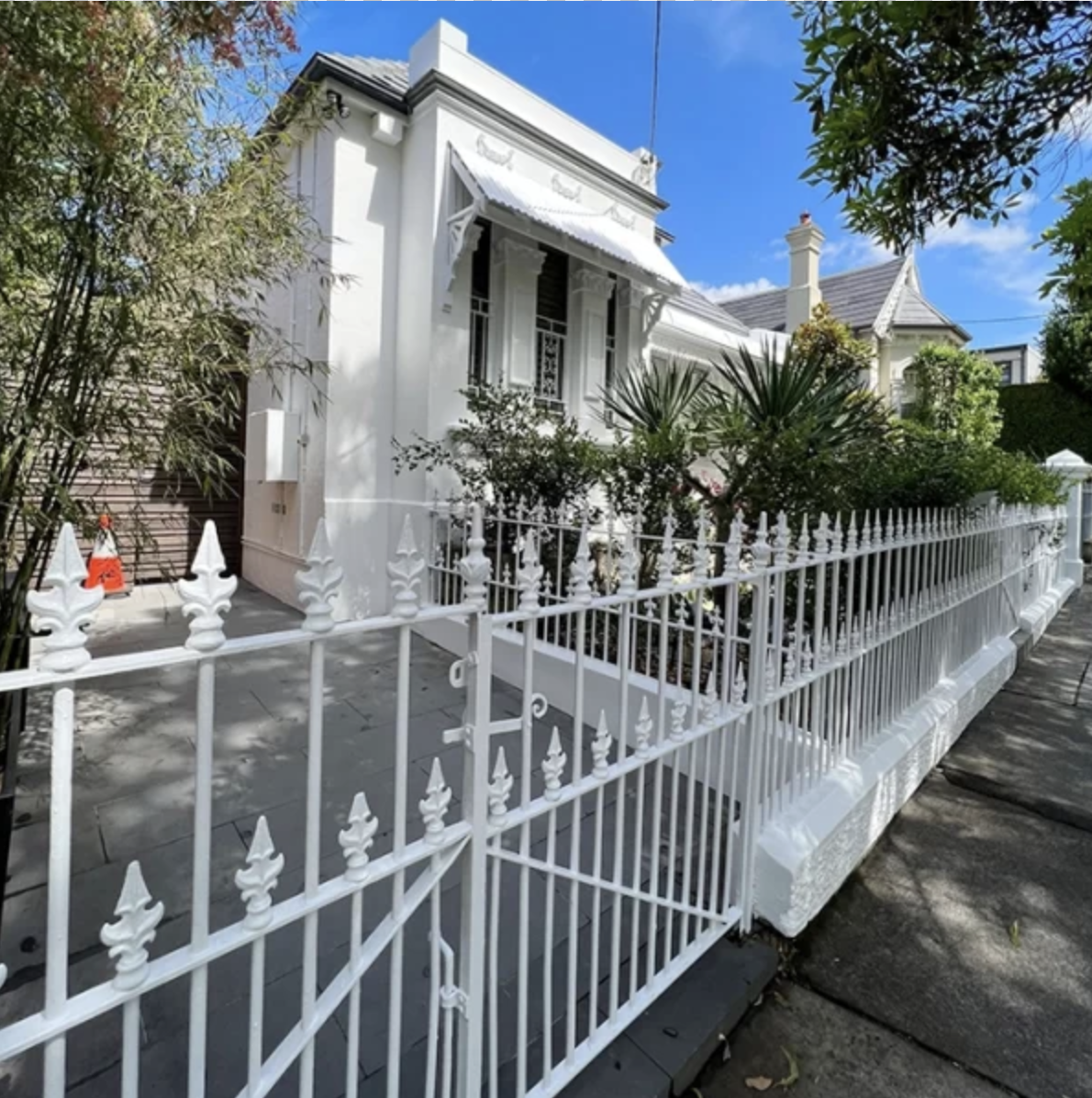 heritage painted house in Sydney suburb